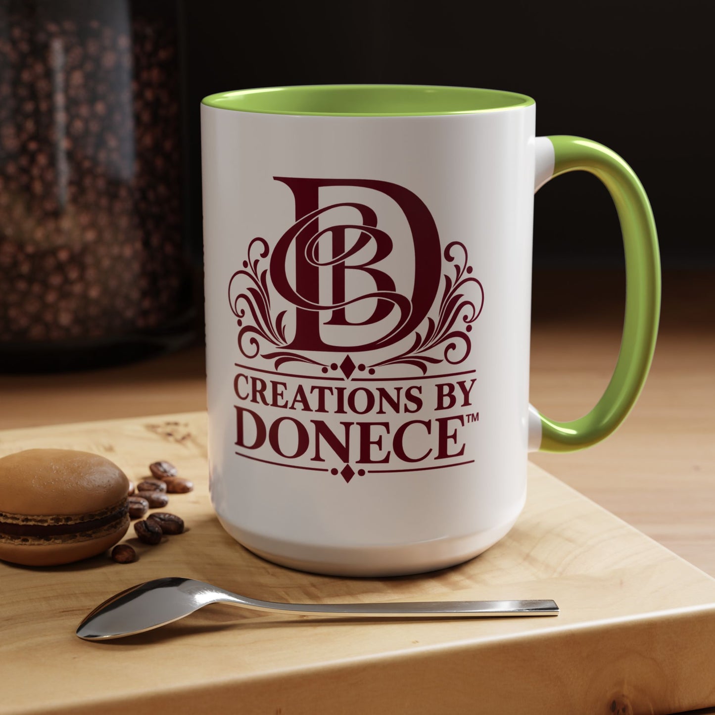 Creations by Donece Logo Accent Coffee Mug (11/15oz)