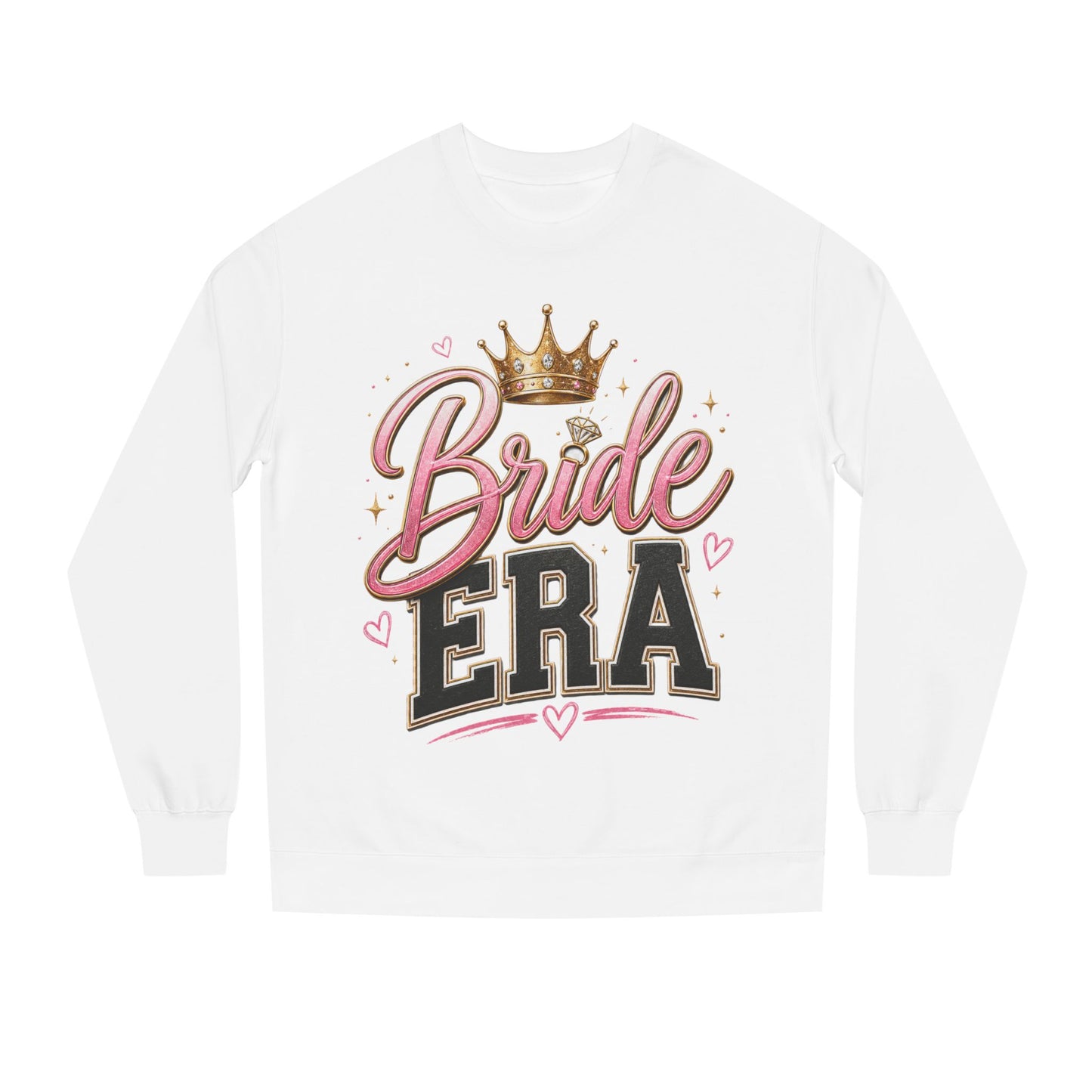 Bride Era Sweatshirt — Bachelorette Crewneck with Crown Graphic
