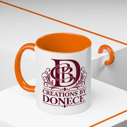 Creations by Donece Logo Accent Coffee Mug (11/15oz)