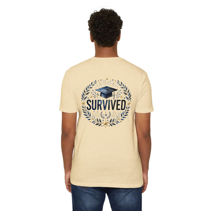 Survived Graduation Cap T-Shirt