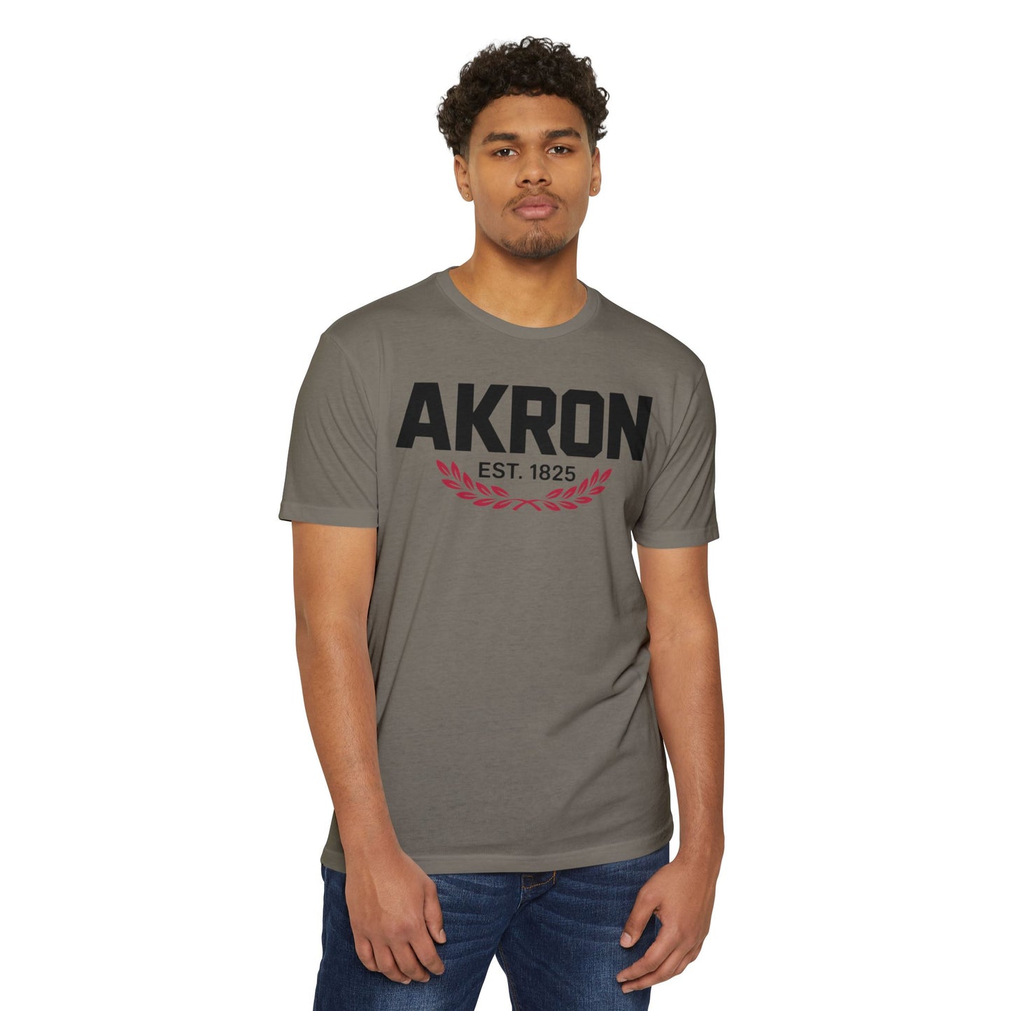 Akron EST. 1825 Retro City T-Shirt — Vintage Collegiate Tee