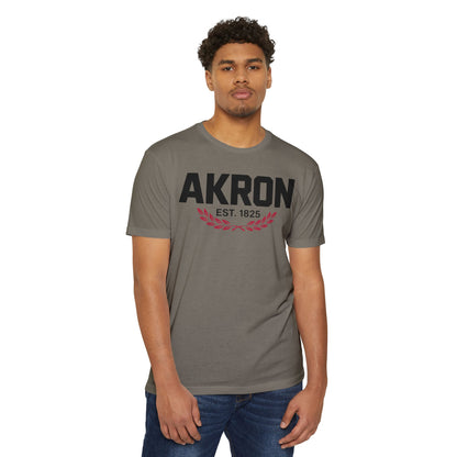 Akron EST. 1825 Retro City T-Shirt — Vintage Collegiate Tee