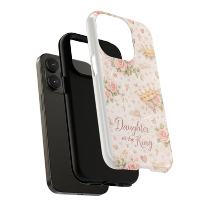 Daughter of the King Floral Phone Case — Tough Magnetic Protective Cover