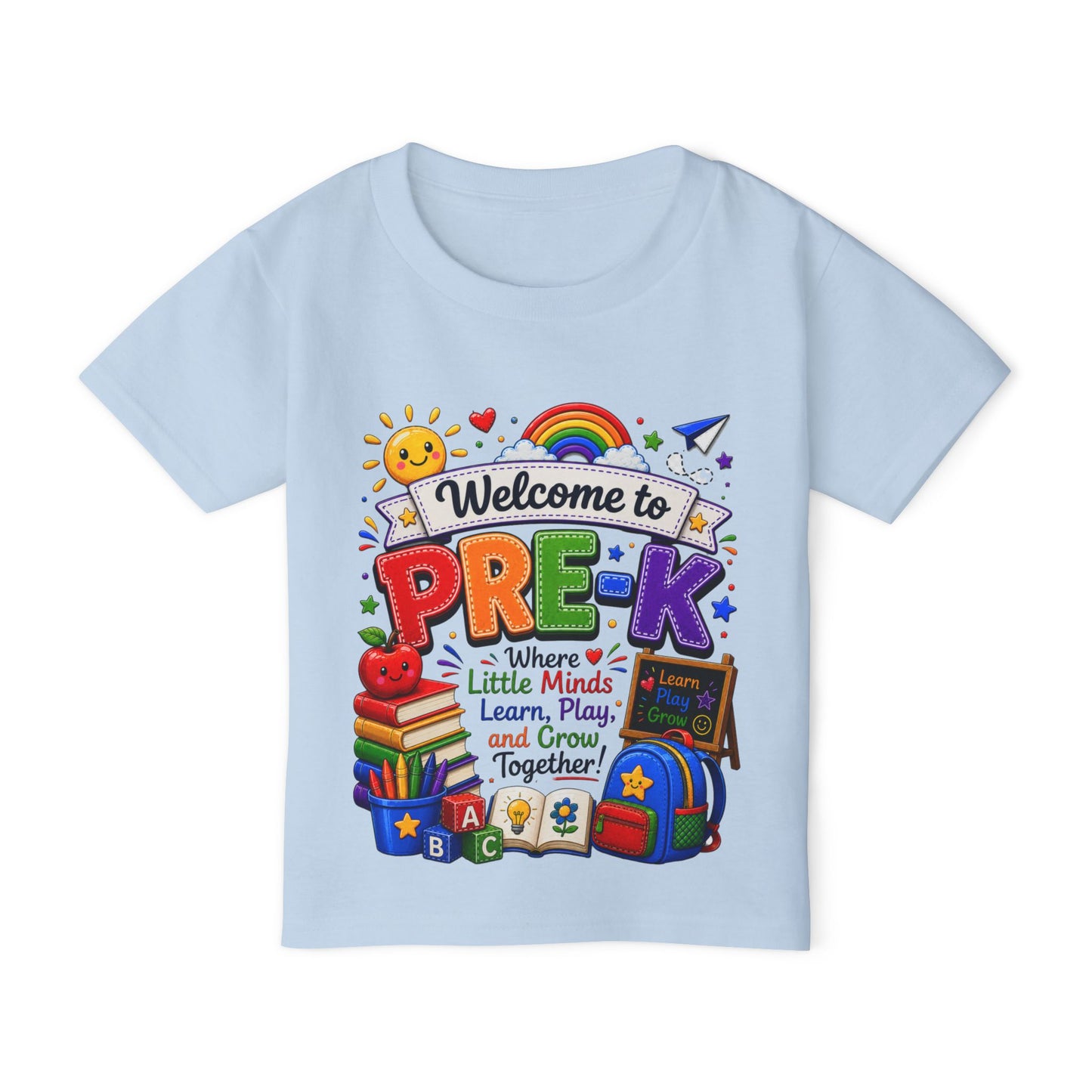 Welcome to Pre-K Toddler T-Shirt — Colorful Back-to-School Preschool Shirt