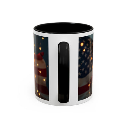 250 Years Commemorative Coffee Mug — Patriotic Eagle & American Flag Accent (11/15oz)