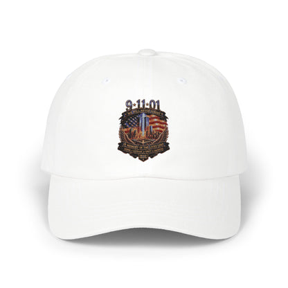 9-11 Memorial Dad Cap – Patriotic World Trade Center Tribute Hat