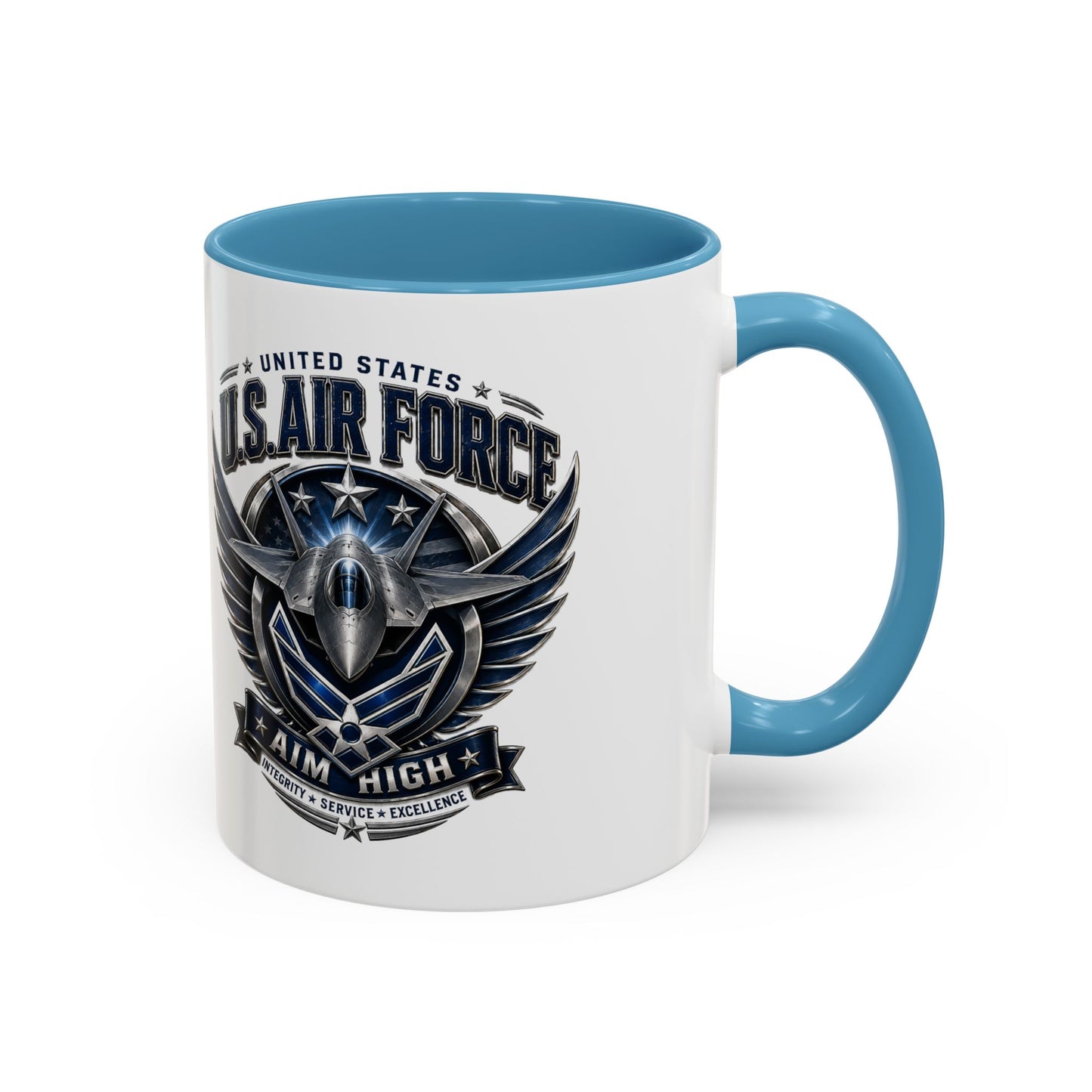 U.S. Air Force Aim High Accent Coffee Mug (11/15oz)