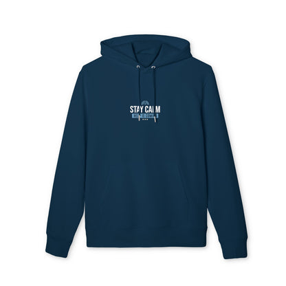 Stay Calm Hoodie — "Help Is Coming" Relief Graphic Pullover