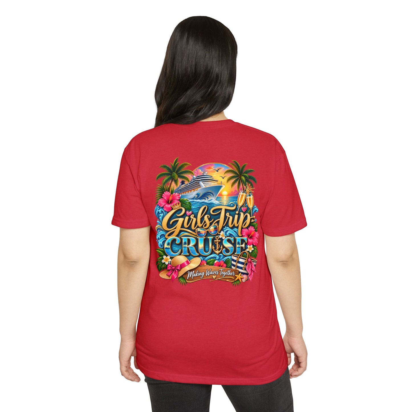 Girls Trip Cruise T-Shirt — Tropical Vacation Graphic Tee