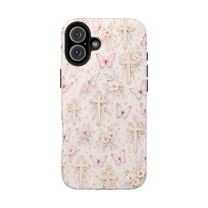 Blessed Wings Phone Case | Christian Floral iPhone Case