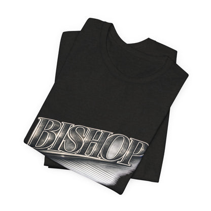 Bishop Retro Chrome Logo T‑Shirt