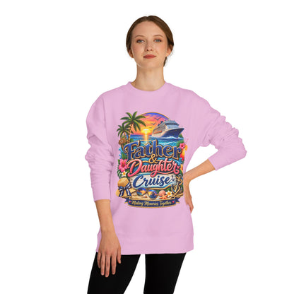 Father & Daughter Cruise Sweatshirt — Tropical Cruise Vacation Pullover