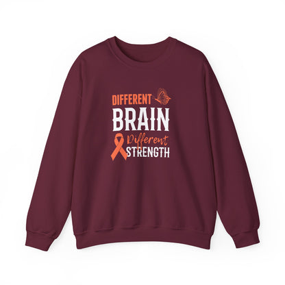 Different Brain Different Strength Crewneck Sweatshirt
