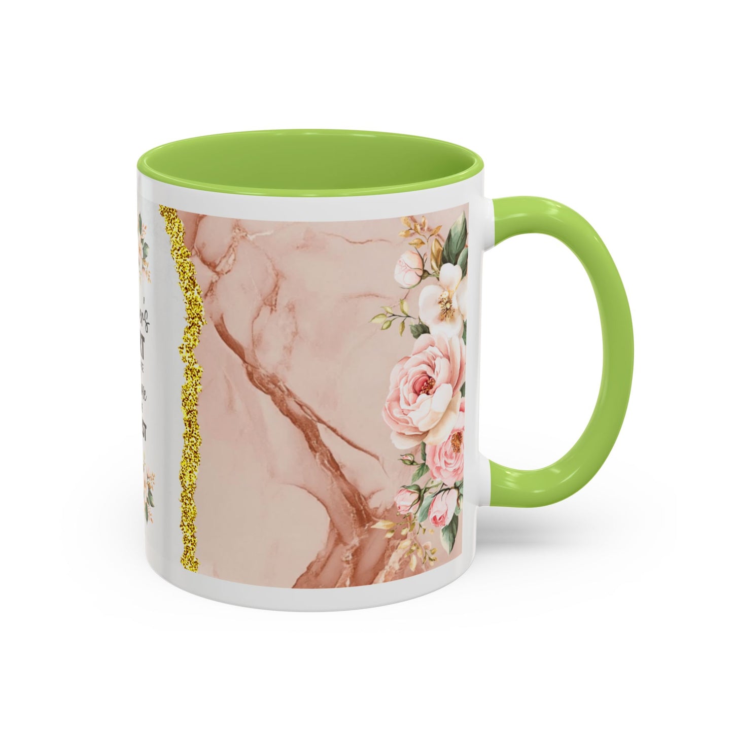 Mother's Heart Floral Accent Coffee Mug – “A Mother's Heart…Where Love Speaks the Loudest” (11/15oz)