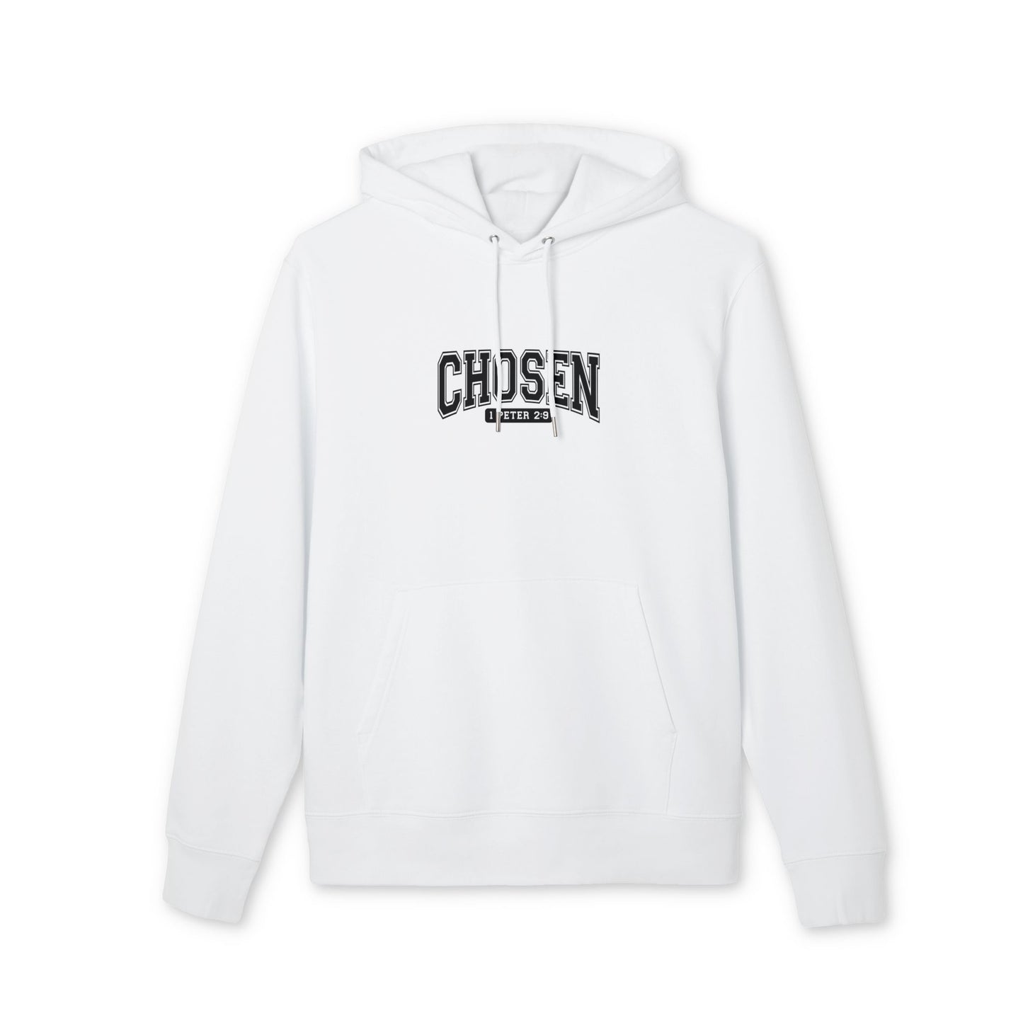 Chosen Hoodie – 'Chosen' College-Style Graphic Pullover (1 Peter 2:9)