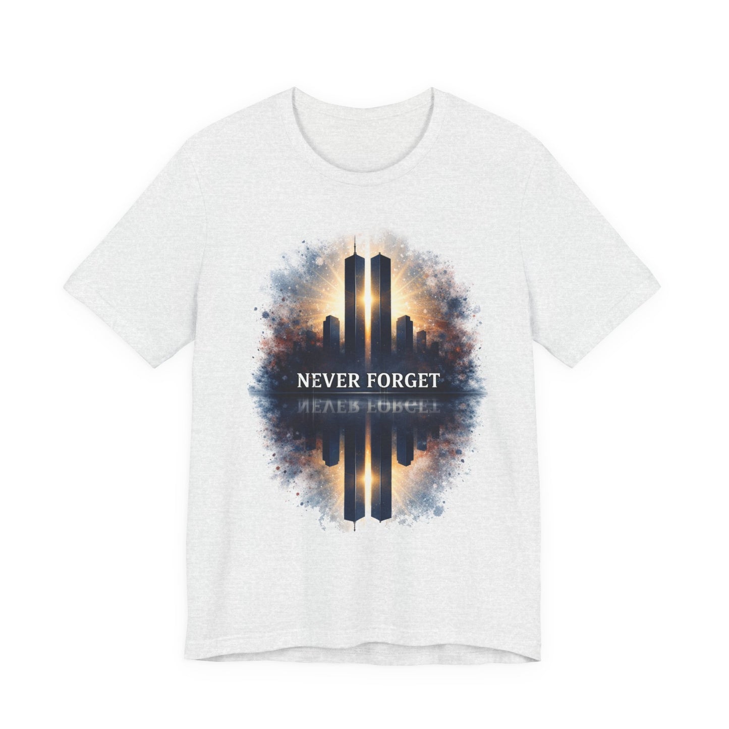 9/11 Never Forget Tee — World Trade Center Memorial Shirt