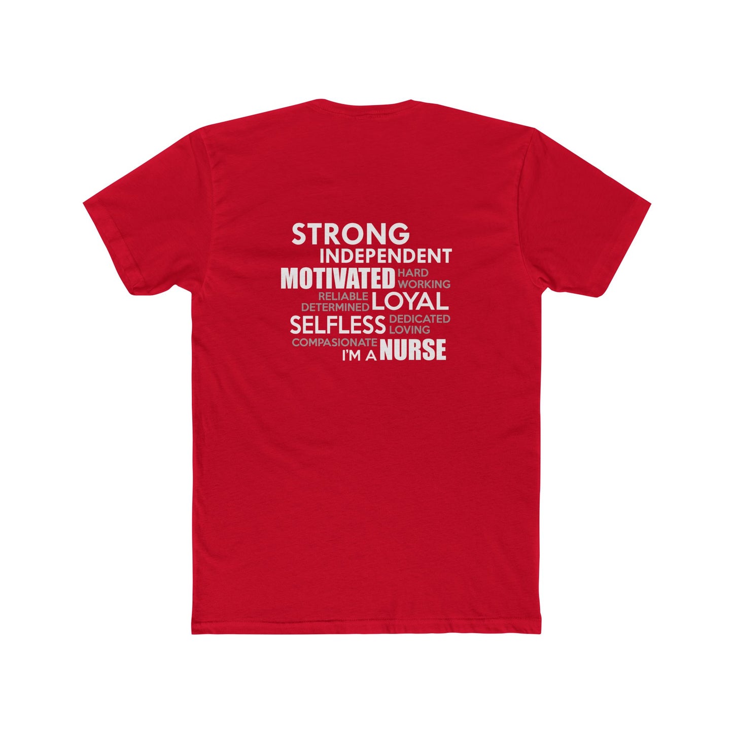 Nurse Word Cloud Tee — "I'm a Nurse" Inspirational Graphic T-Shirt