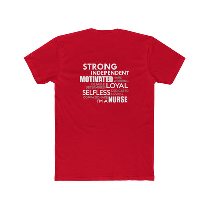 Nurse Word Cloud Tee — "I'm a Nurse" Inspirational Graphic T-Shirt