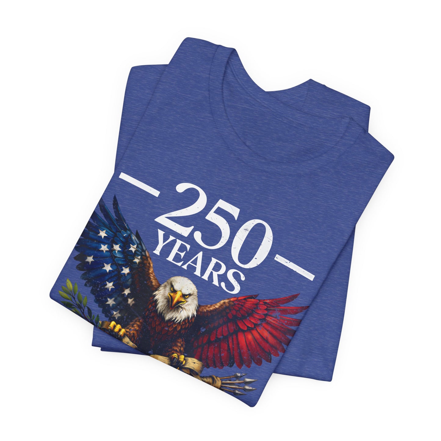 250 Years USA Eagle T-Shirt — 1776–2026 Patriotic Anniversary Tee
