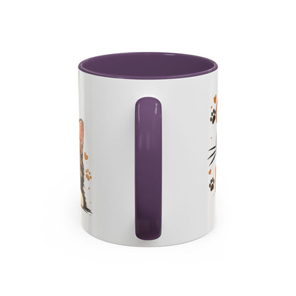 Cat Mug — "Crazy Cat Lady" Cute Kitten Accent Coffee Mug (11/15 oz)