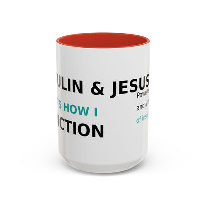 Christian Diabetes Coffee Mug – "Powered by Faith and a Little Bit of Insulin" Accent Mug (11/15oz)