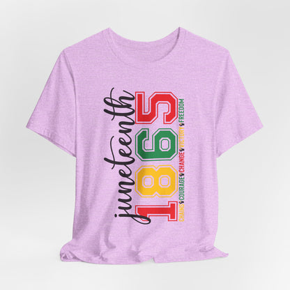 Juneteenth 1865 T-Shirt — Black History Celebration Tee