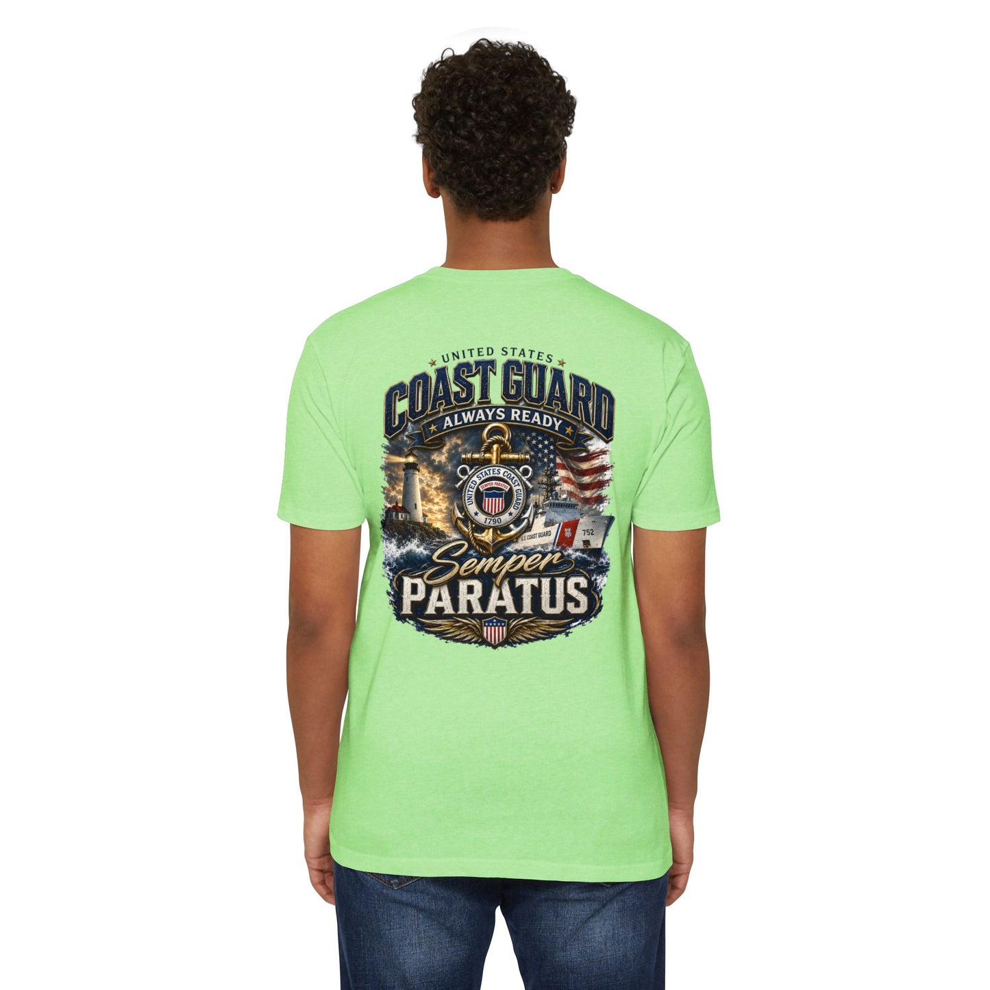 Coast Guard Semper Paratus T-Shirt – U.S. Coast Guard Veteran Tee