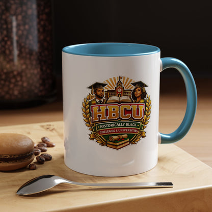 HBCU Pride Accent Coffee Mug — Historically Black Colleges & Universities Graduation Gift