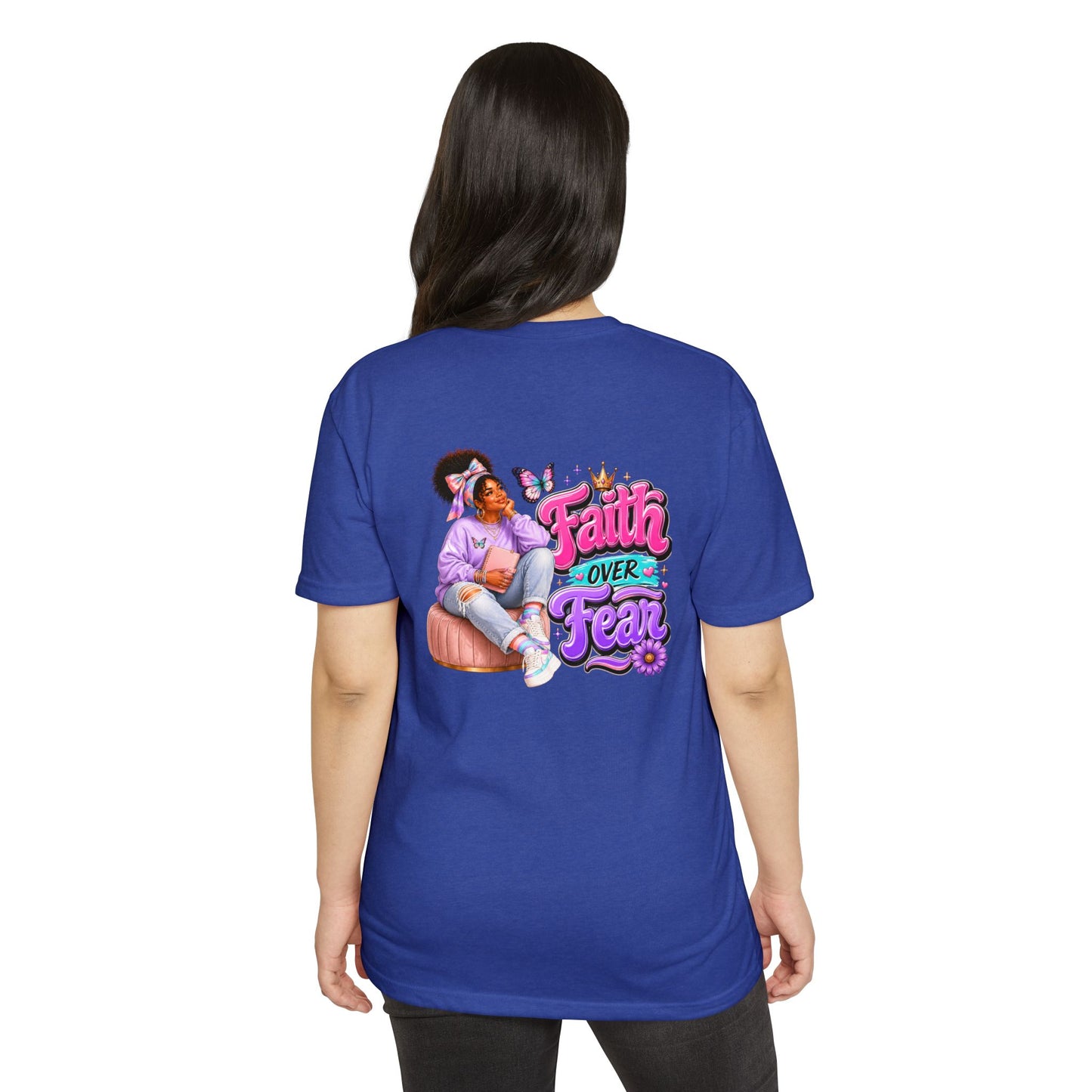 Faith Over Fear T‑Shirt — Inspirational Christian Graphic Tee