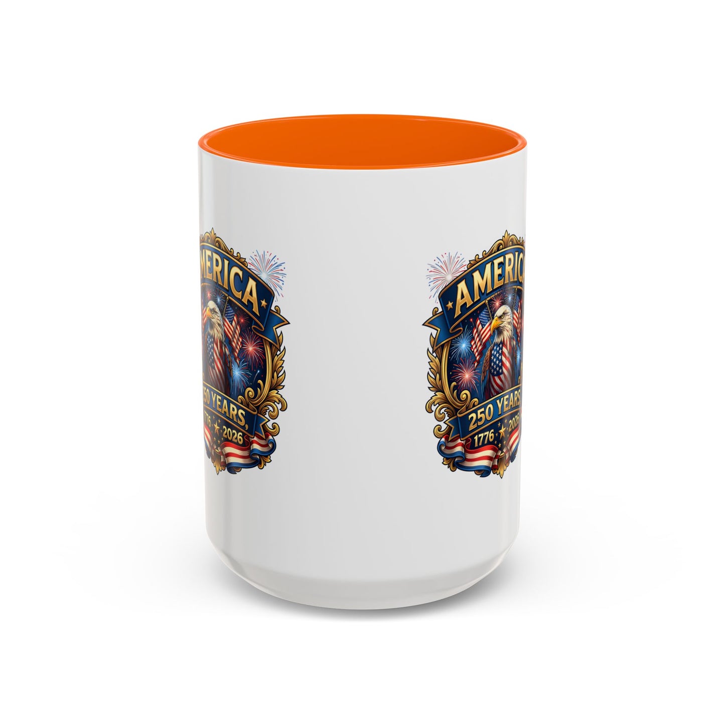 250th America Eagle Coffee Mug — Patriotic 1776–2026 Anniversary Accent Mug