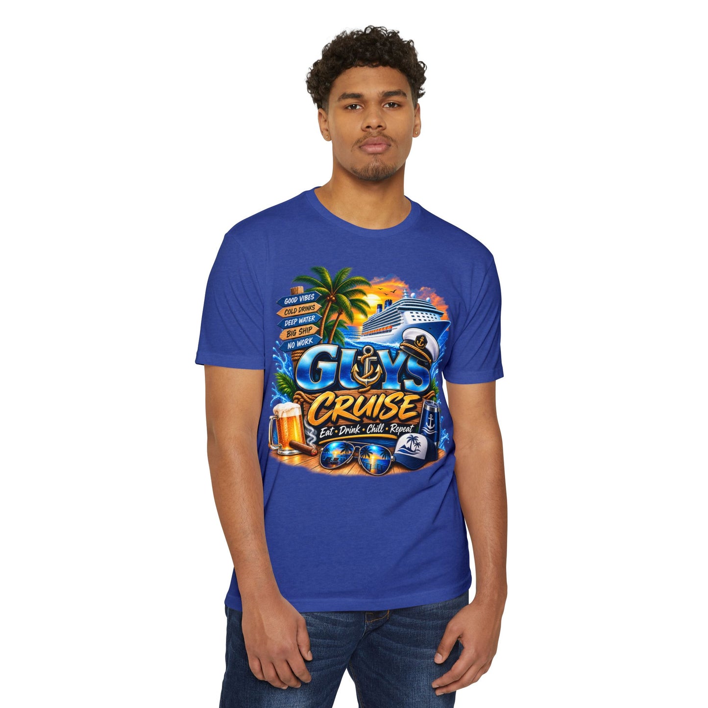 Cruise Guys T-Shirt — "Guys Cruise" Vacation Tee