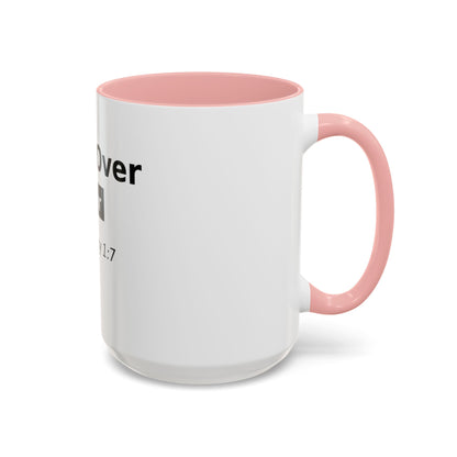 Faith Over Fear Coffee Mug — 2 Timothy 1:7 Inspirational Accent Mug