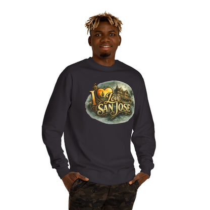 I Love San Jose Crewneck Sweatshirt