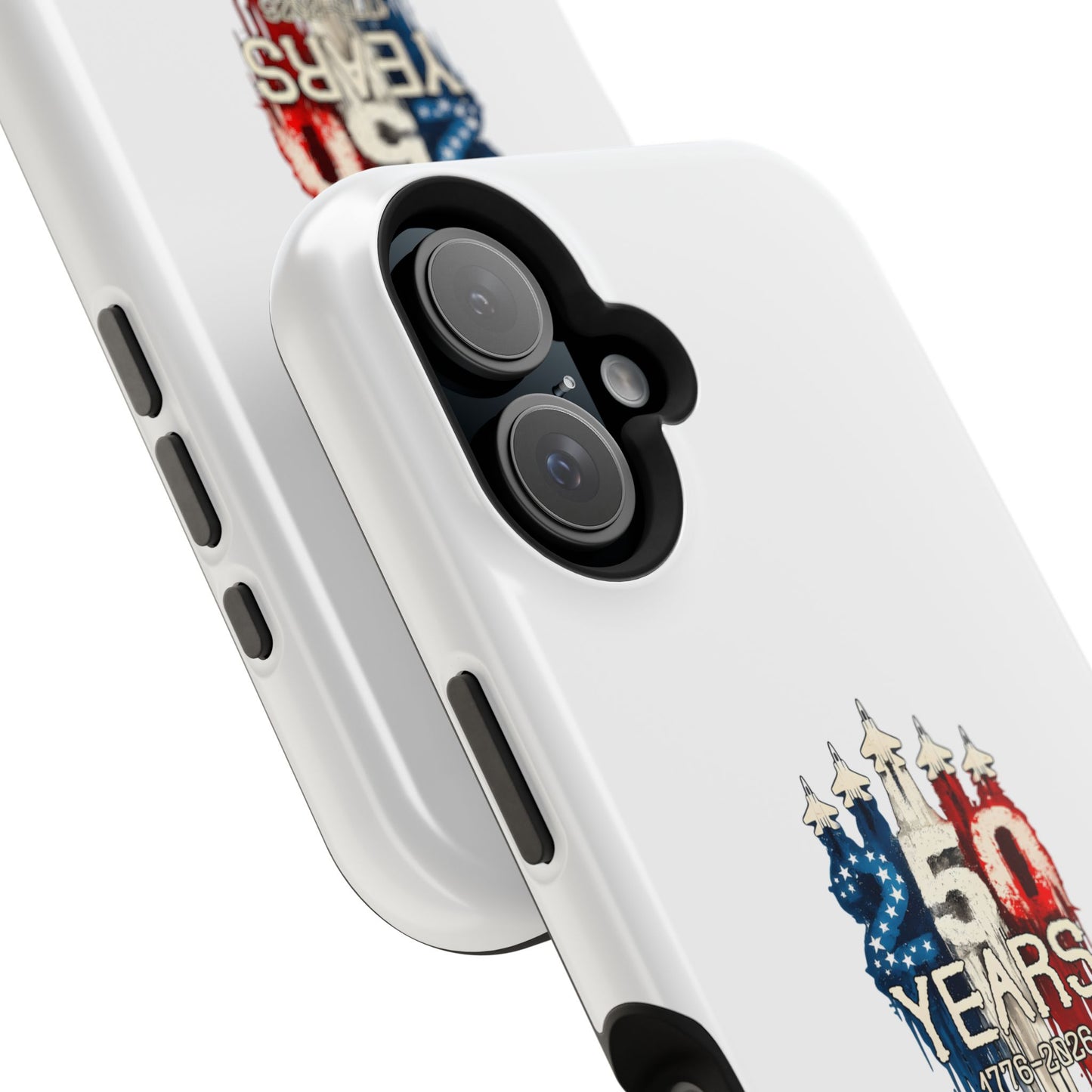 50 Years Patriotic iPhone Case — American Flag Anniversary Magnetic Impact-Resistant Case