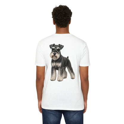 Schnauzer Dog T-Shirt — Realistic Miniature Schnauzer Graphic Tee