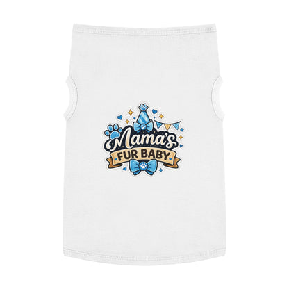 Mama's Fur Baby Pet Tank Top – Cute Paw Print Dog Shirt for New Pet Moms