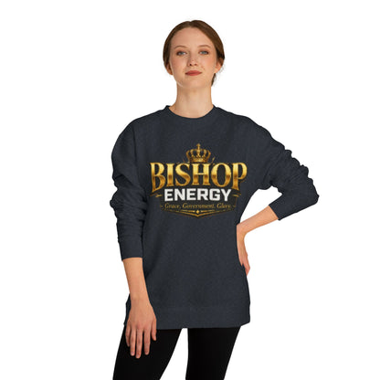 Bishop Energy Crewneck Sweatshirt — Gold Crown Logo Streetwear