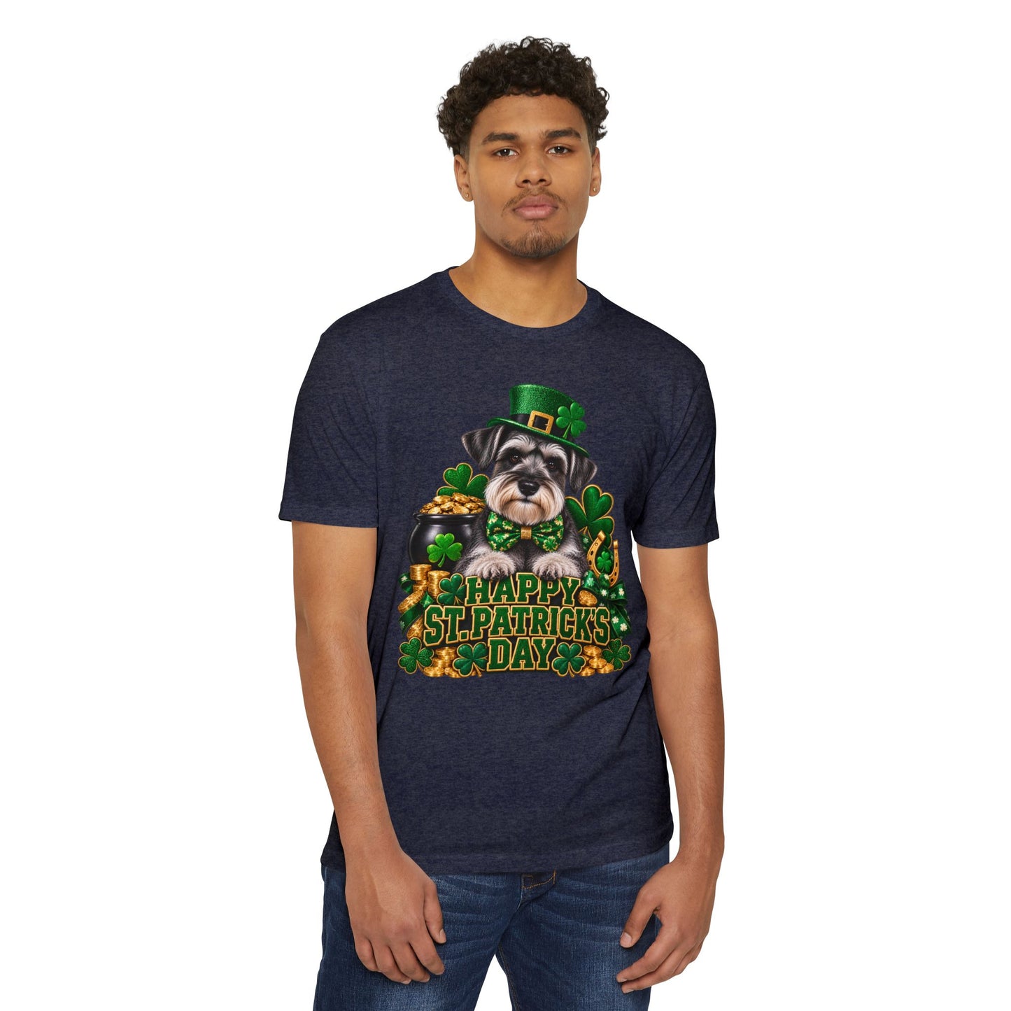 St. Patrick's Day Schnauzer T-Shirt