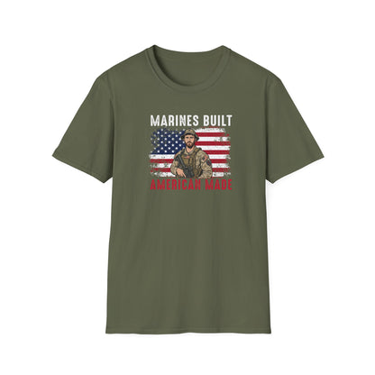 Marines Built American Made T‑Shirt