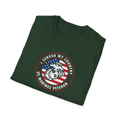 I Served My Country US Marines Veteran T-Shirt
