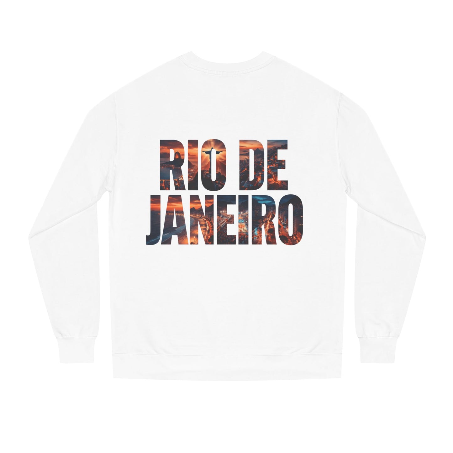 Rio de Janeiro Graphic Sweatshirt — Sunset Typography Travel Crewneck