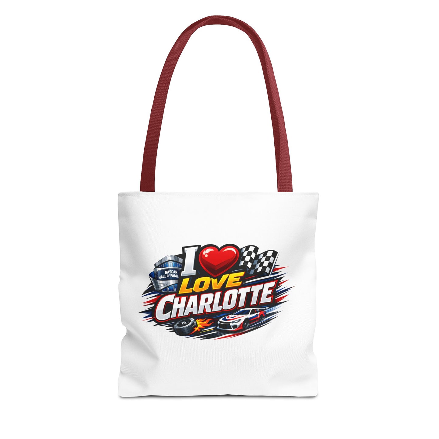 I Love Charlotte Racing Tote Bag