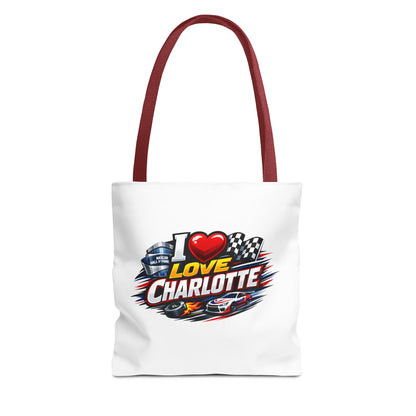 I Love Charlotte Racing Tote Bag