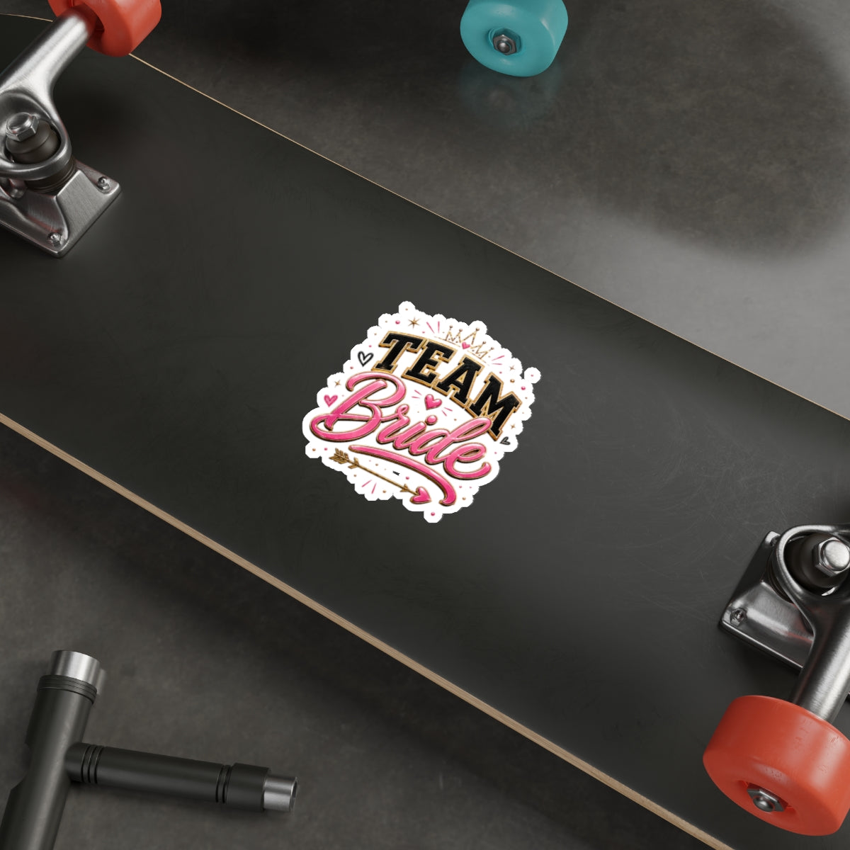 Team Bride Die-Cut Sticker — Bachelorette Party Bridal Shower Favor