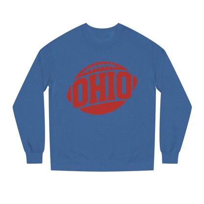 Ohio Football Crewneck Sweatshirt — Vintage Collegiate Game Day Pullover