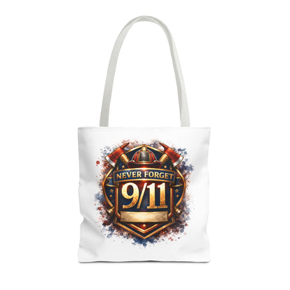 Never Forget 9/11 Memorial Tote Bag
