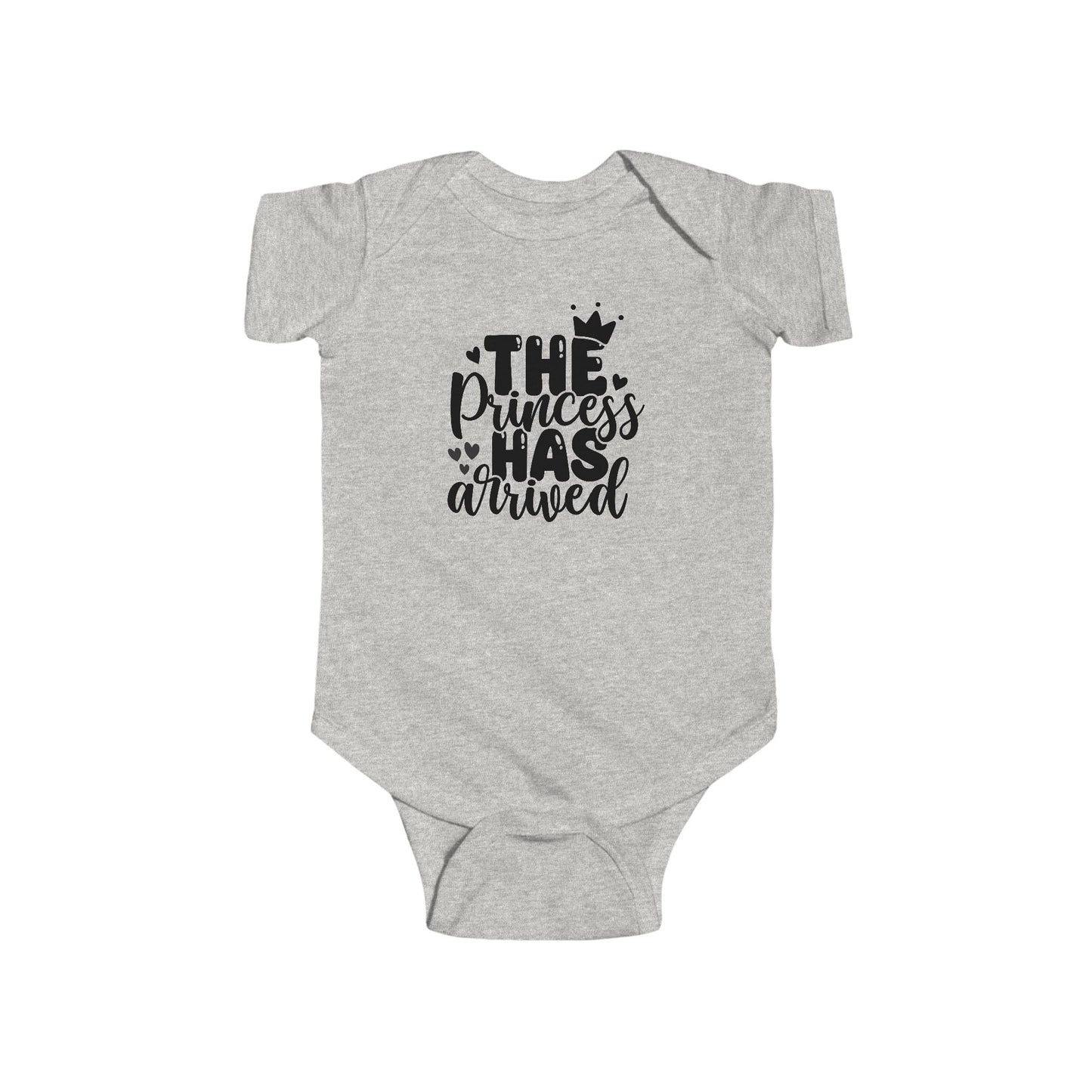 Baby Bodysuit - "The Princess Has Arrived" Newborn Onesie
