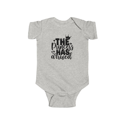 Baby Bodysuit - "The Princess Has Arrived" Newborn Onesie