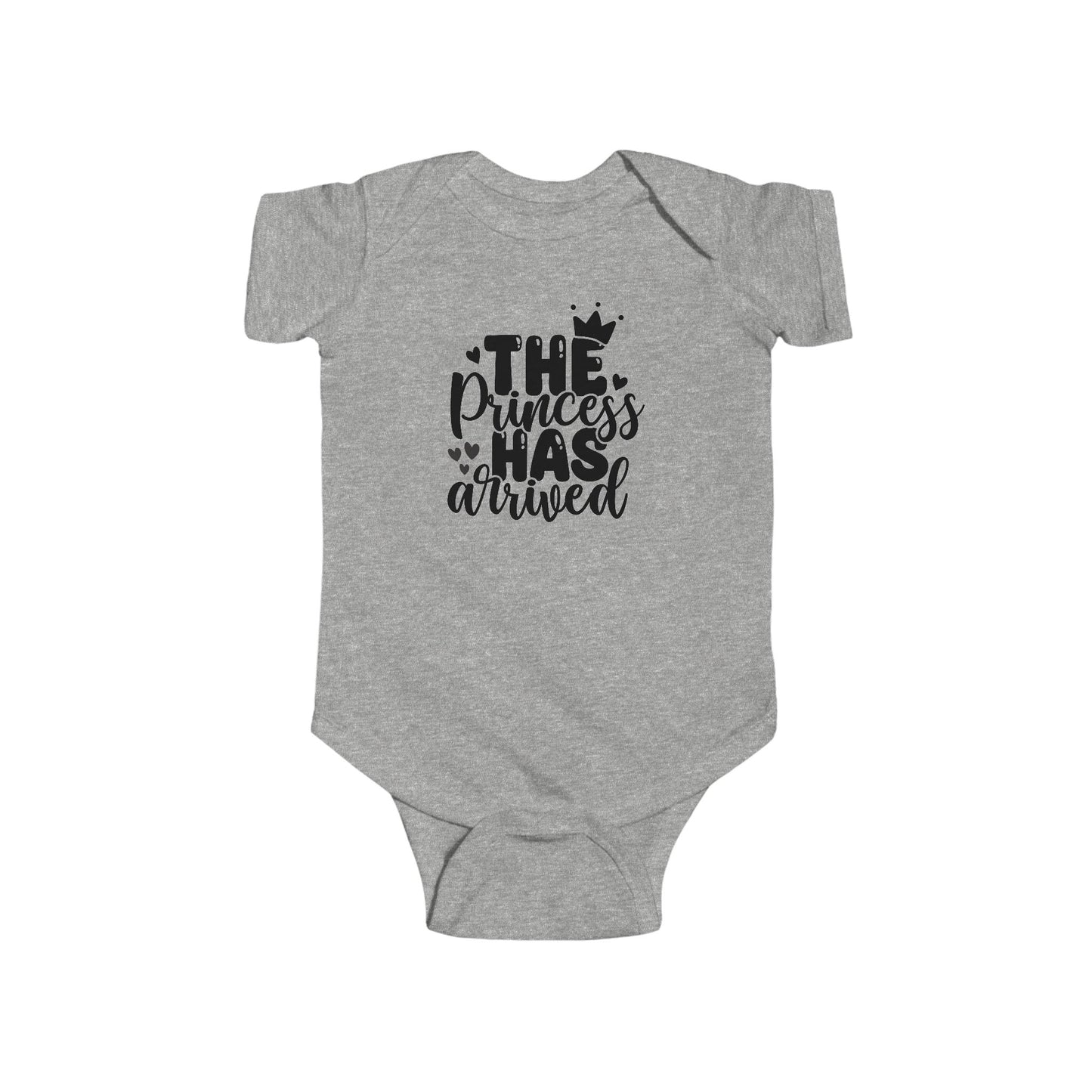 Baby Bodysuit - "The Princess Has Arrived" Newborn Onesie