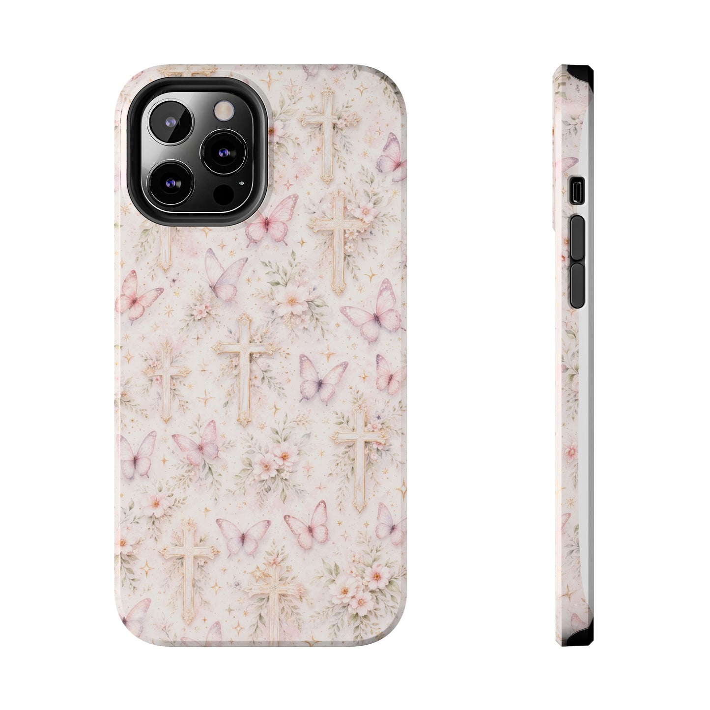 Blessed Wings Phone Case | Christian Floral iPhone Case
